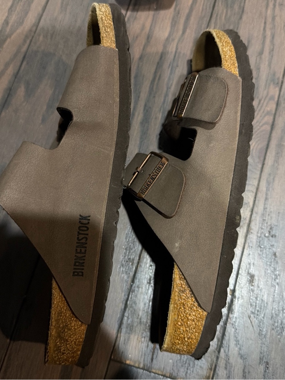 Birkenstock Arizona Black Leather Sandal Women’s  sz 8